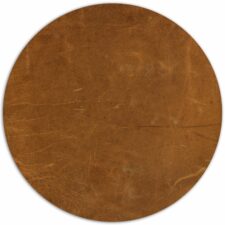 leather-brown-round